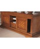 TV STAND BENCH HOLZ INLAID ROMBI X WOHNZIMMER