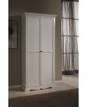 MUEBLE despensa GABINETE escoba blanco laca 2 PUERTA ART POOR