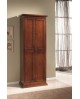 Despensa Armario móvil zapato de madera armario 2 PUERTA ART POOR color nogal'S X