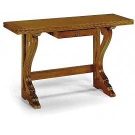 CONSOLA mesa extensible ART pobres en madera CONSOLA * * MADE IN ITALY