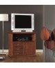 TV STAND WITH POOR ART WOOD WALNUT ENTRANCE HALL