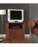 TV STAND WITH POOR ART WOOD WALNUT ENTRANCE HALL