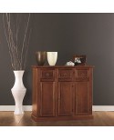 CREDENZA MOBILE ENTRATA - ENTRATINA ARTE POVERA LEGNO COL NOCE INGRESSO SALA