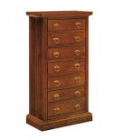 DRAWER CHEST OF WOOD 7 WEEKLY VENETA POOR ART WITH WALNUT