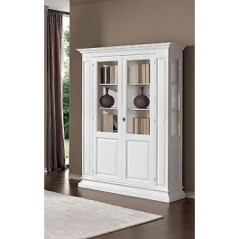 DESTACADA Cristalliera BRILLANTE BLANCO DE MADERA x sala de buena calidad