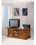 MOBILE TV STAND COLOR WALNUT CHEST LIGHT OR DARK