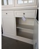 CRISTALLIERA SHOWCASE 2 DOORS 2 DRAWERS DRESSER + LIFT WITH MATT WHITE - WOOD -