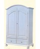 SCHRANK ANTIK WEISS HOLZ GEALTERTER - LANDART