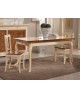 TAVOLO LEGNO BICOLORE PROVENZALE 100X100 ALLUNGABILELEGNO MASSELLO