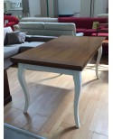 TISCH ZWEI TON antiken Holz PROVENCAL 180x90 ALLUNGABILELEGNO MASSIVHOLZ