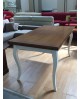 TISCH ZWEI 160x85 antikes Holz PROVENCAL TON ALLUNGABILELEGNO MASSIVHOLZ