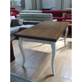 TISCH ZWEI 160x85 antikes Holz PROVENCAL TON ALLUNGABILELEGNO MASSIVHOLZ