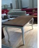 TISCH ZWEI TON antiken Holz PROVENCAL 100X100 ALLUNGABILELEGNO MASSIVHOLZ