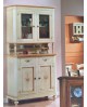 DRESSER CABINET BASE + LIFT WOODEN DECORATED COLOR ANTIQUE IVORY