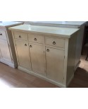 CREDENZA CREDENZINA COLORE AVORIO ANTICATO - LEGNO - VARI COLORI