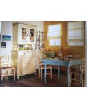 TAVOLO LEGNO ALL A LIBRO DIMENSIONE 100X100 (200X100)