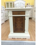 CREDENZA CREDENZINA LEGNO BICOLORE INTARSIATA