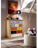 CHEST WITH HARLEQUIN - WOOD - MADE IN ITALY