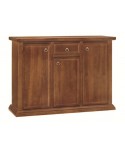 CREDENZA LEGNO ARTE POVERA COLORE NOCE SCURO