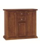 CREDENZA LEGNO ARTE POVERA COLORE NOCE SCURO