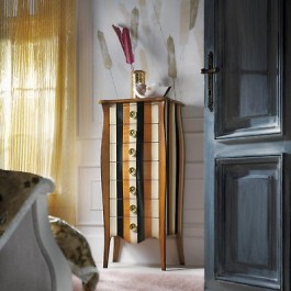 CASSETTIERA SETTIMANALE LACCATO BOMBATO MASSELLO