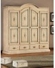 ARMADIO LEGNO MASSELLO DECORATO A MANO COUNTRY VENETO