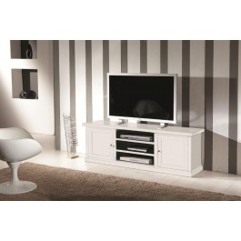 TV STAND WOOD MATT WHITE - codluis 310