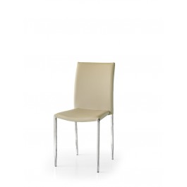 SEDIA CLASSICO MODERNA DESIGN IN ECO PELLE PER CUCINA SALOTTO VARI COLORI
