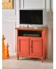 TV STAND HOLZ cerata ANTIKE ALTE ORANGE VERSCHIEDENE FARBEN