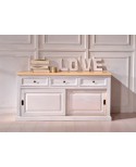 CREDENZA ANTE SCORREVOLI IN LEGNO L 157 P 53 H 80 - VARI COLORI