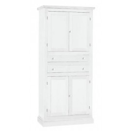 Despensa de la cocina BIBLIOTECA DE MADERA blanco mate MADERA VENETO X HALL