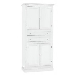 Despensa de la cocina BIBLIOTECA DE MADERA blanco mate MADERA VENETO X HALL