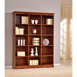LIBRARY IN WOOD COLOR DARK WALNUT - L 156 205 P38H