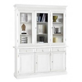 COCINA DESTACADA Cristalliera APARADOR BLANCO MATE MADERA VENETO X HALL