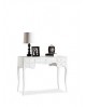 DESK CONSOLE TABLE WHITE MATT WOOD PRODUCTS VENETO