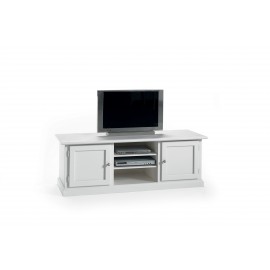 TV STAND IN WOOD COLOR WHITE L 160 P 46 H 55