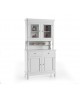 DRESSER CABINET BASE AND RAISED IN WOOD WHITE