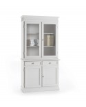 DRESSER CABINET BASE AND RAISED IN WOOD WHITE