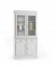 DRESSER CABINET BASE AND RAISED IN WOOD WHITE