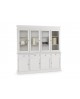 DRESSER CABINET BASE AND RAISED IN WOOD WHITE