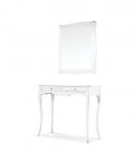 DESK CONSOLE TABLE WHITE MATT WOOD PRODUCTS VENETO