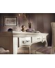 WRITING DESK TABLE WITH WOOD ANTIQUE WHITE