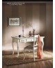 WRITING DESK TABLE WITH WOOD ANTIQUE WHITE
