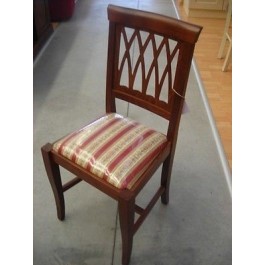 2 PEZZI SEDIA LEGNO CUCINA SALA IMBOTTITA ARTE POVERA MASSELLO VARI COLORI