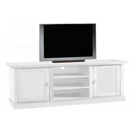 SOPORTE TV MADERA blanco mate L 160X46X H 56 X SALA