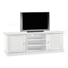 SOPORTE TV MADERA blanco mate L 160X46X H 56 X SALA