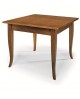 TAVOLO QUADRATO FISSO 90X90 LEGNO COL NOCE ARTE POVERA SUPER PREZZO