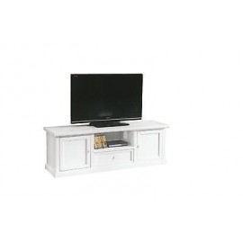 SOPORTE TV MADERA blanco mate L 160X46X H 56 X SALA