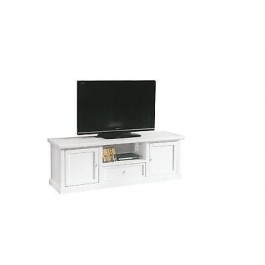 SOPORTE TV MADERA blanco mate L 160X46X H 56 X SALA