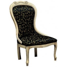 SEDIA POLTRONA FILIPPINA ANTICATA MASSELLO IMBOTTITA